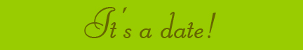 "It's a date" blog post banner