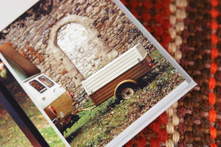 page in My Cool Campervan featuring a Bedford CF campervan with its trailer