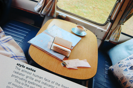 page in My Cool Campervan featuring the interior of Debbie, a 1968 Bedford CA Dormobile Debonaire campervan