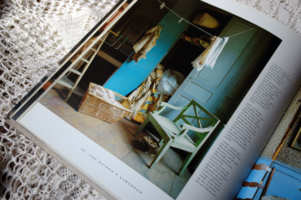 image from "Country Houses of France" book by Barbara Stoeltie & René Stoeltie showing a laundry area