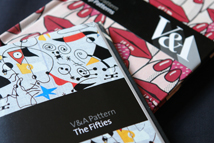 covers of V & A Fifties and Pop Patterns books