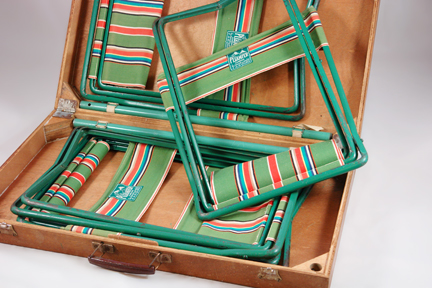 vintage French camping set