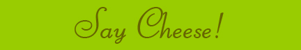 H is for Home Say Cheese! banner