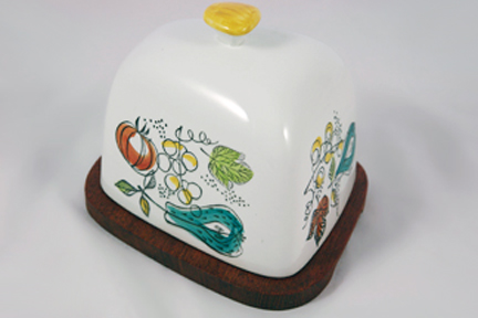Vintage Rorstrand covered cheese/butter dish