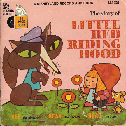 Vintage 'Red Riding Hood' book cover