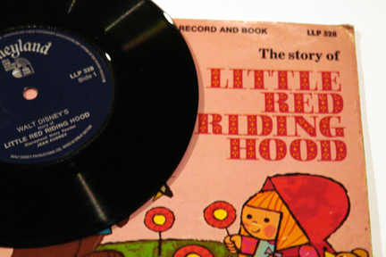 Vintage Red Riding Hood book & accompanying vinyl record