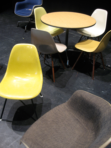 vintage table and chairs