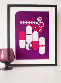 framed letter 'C' by Pilgrim Lee