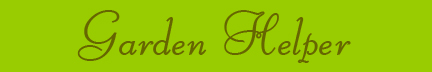 Garden Helper blog banner