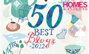 The H is for Home Harbinger chosen as one of Homes & Antiques Magazine's top 50 blogs 2012