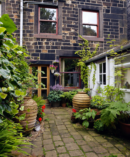 H is for Home's back garden