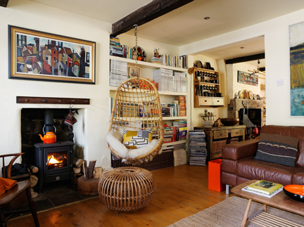 H is for Home's sitting room