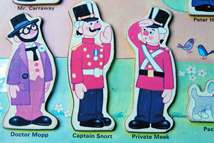 vintage children's jigsaw of Trumpton character, Captain Snort vintage children's jigsaw of Trumpton character, Captain Snort