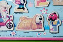 vintage children's jigsaw of Magic Roundabout character, Dougal