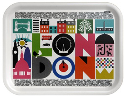London design tea tray designed by Maria Holmer Dahlgren London design tea tray designed by Maria Holmer Dahlgren