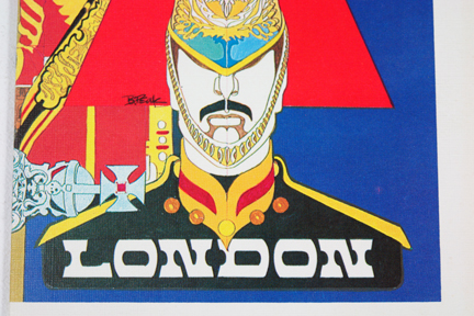 detail from Trans-World Airways London flight menu detail from Trans-World Airways London flight menu