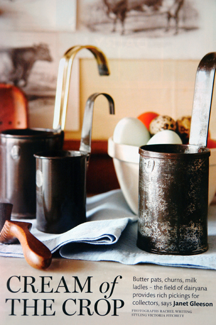 article about dairyana in the June 2011 edition of the BBC Homes & Antiques Magazine