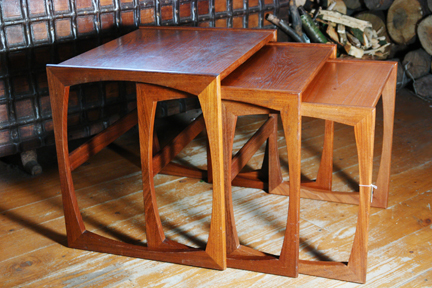 G Plan nest of teak tables