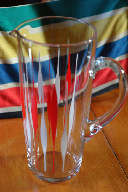 vintage glass jug from a selection of vintage items sourced in August 2011