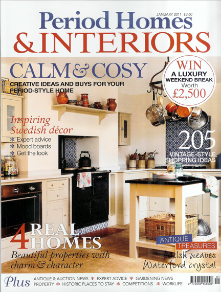 Period Homes & Interiors magazine cover, January 2011 Period Homes & Interiors magazine cover, January 2011