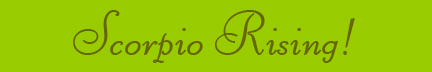 "Scorpio Rising" blog post banner