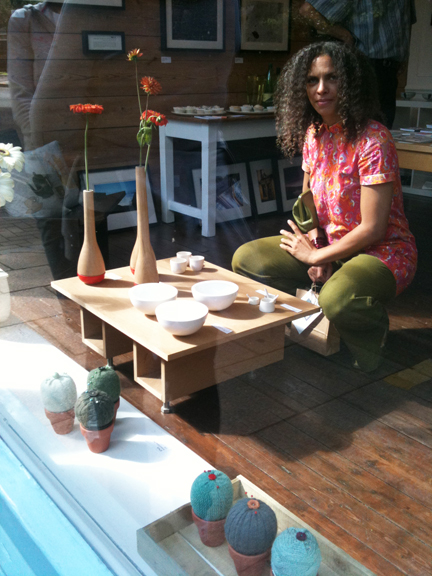 Adelle of H is for Home at Snug Gallery in Hebden Bridge for their 