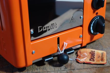 my birthday present, an orange Dualit toaster exclusively available from Selfridges my birthday present, an orange Dualit toaster exclusively available from Selfridges