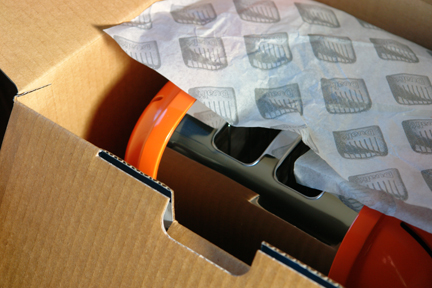 open cardboard box containing my birthday present open cardboard box containing my birthday present