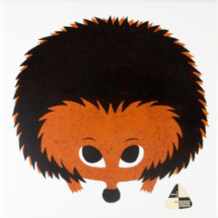 vintage Kenneth Townsend hedgehog tile vintage Kenneth Townsend hedgehog tile