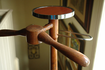 tabletop of the vintage gentleman's valet