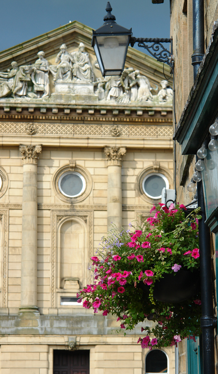 exterior view of Todmorden Town Hall