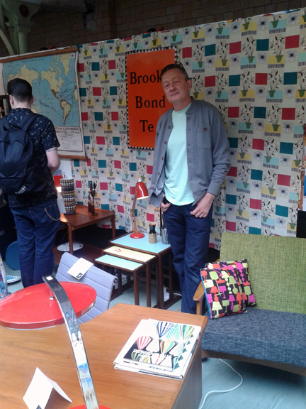 Geoff Kirk of Kirk Modern on his stall