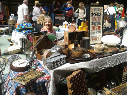 PASH Print Art Salvage Handmade stall