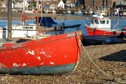 boats in the harbour, Wells-next-the-Sea