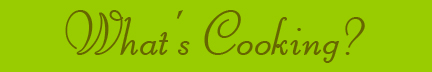What's Cooking banner