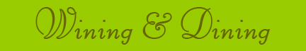 Wining & Dining banner